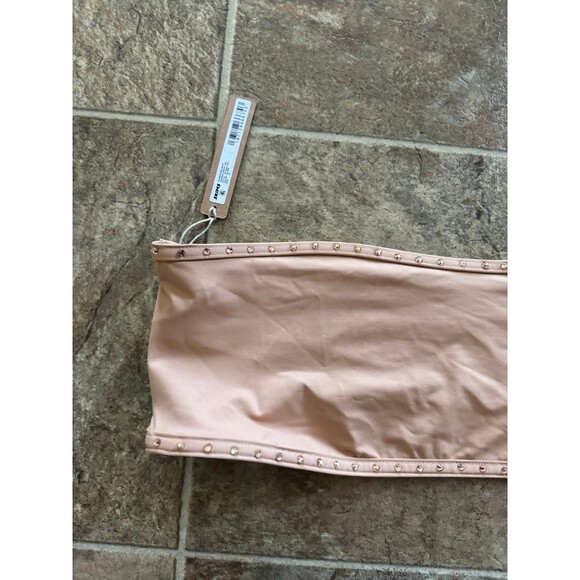 Skims Rhinestone Swim Bandeau Bikini Top Ochre
Size 2X - Picture 5 of 9